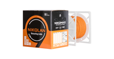 Кабель NIKOLAN F/UTP, 4 пары, Кат.5e, 24 AWG, внутренний, PVC, 305м 